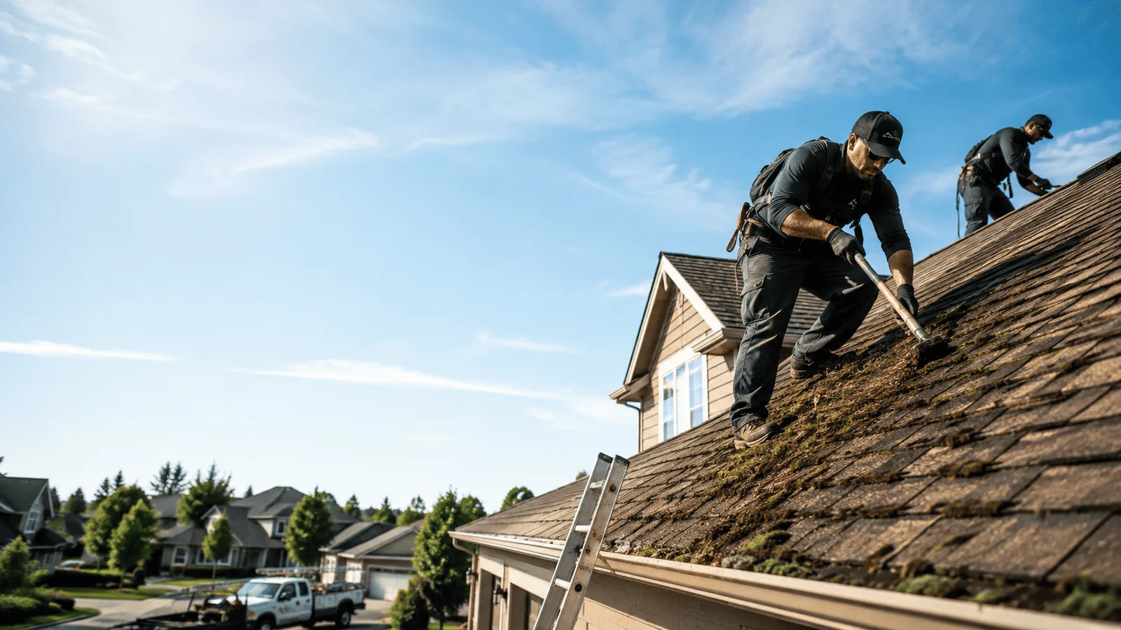 Roof Moss Removal in Oak, NE near me